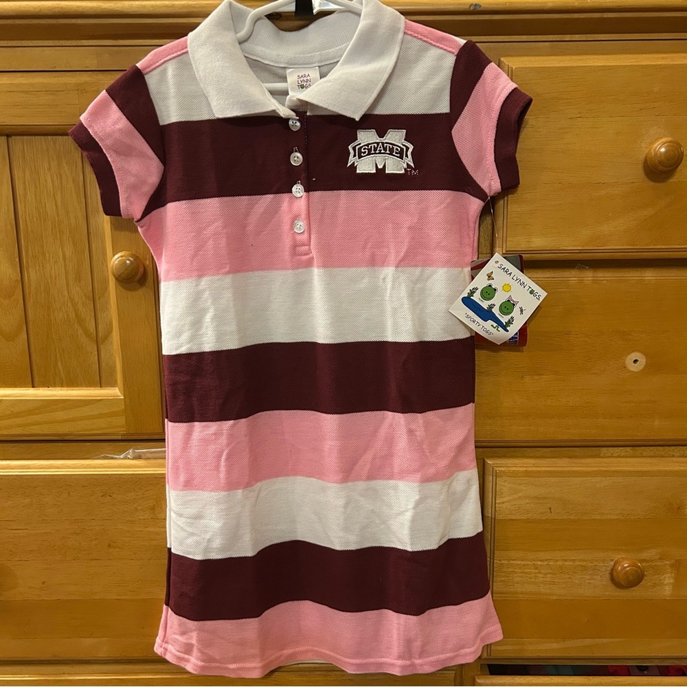 Mississippi State Dress Collegiate Licensed Product by Sara Lynn Togs Size 6 NEW